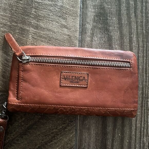 Nwt Anthropologie Vilenca Holland Woven Leather Tote and Wallet Set - Picture 6 of 10